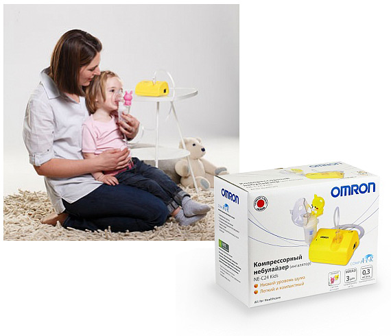 Компрессорный ингалятор/ небулайзер детский OMRON Comp AIR C24 Kids Компрессорный ингалятор/ небулайзер детский OMRON Comp AIR C24 Kids
