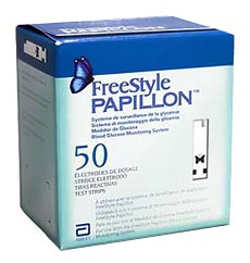 Тест-полоски Фристайл Папиллон FreeStyle Papillon : глюкометры : диабет